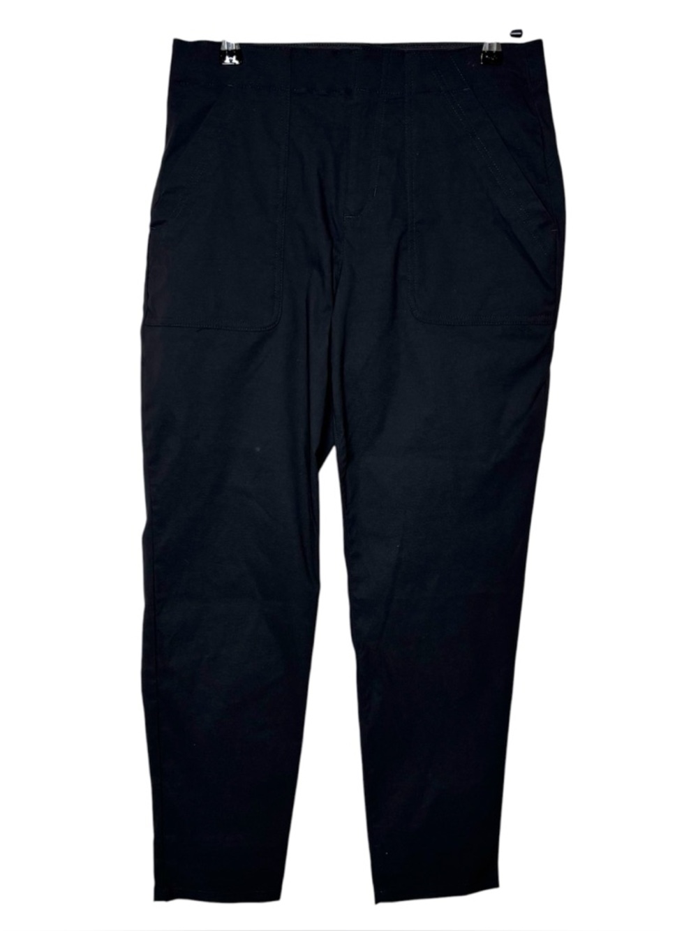 Eddie Bauer Horizon Straight Ankle Pants Women 6 Black Nylon Spandex Hiking NWOT